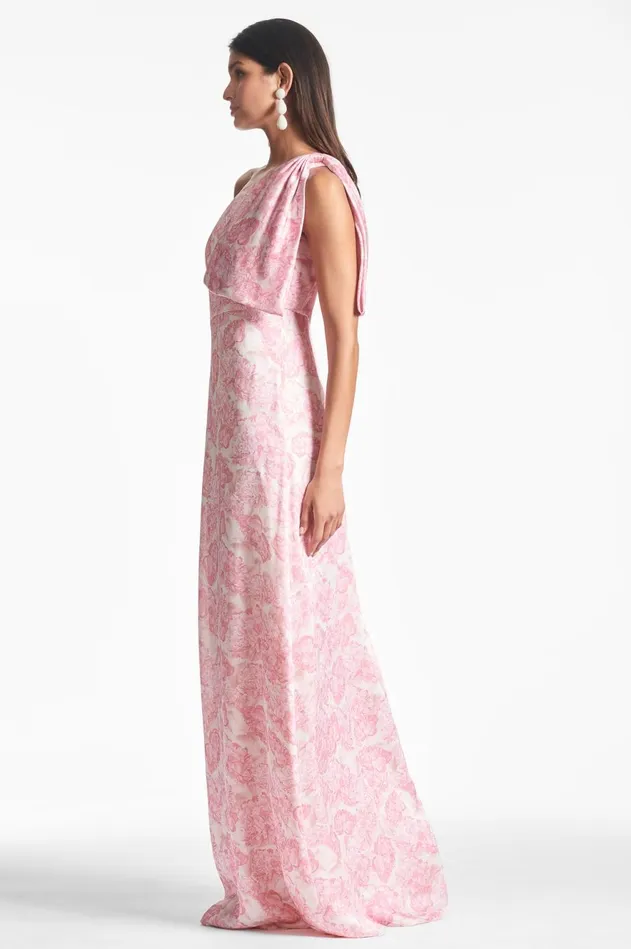Chelsea Gown 8211 Rouge Damask Rose Women Sachin and Babi Formal