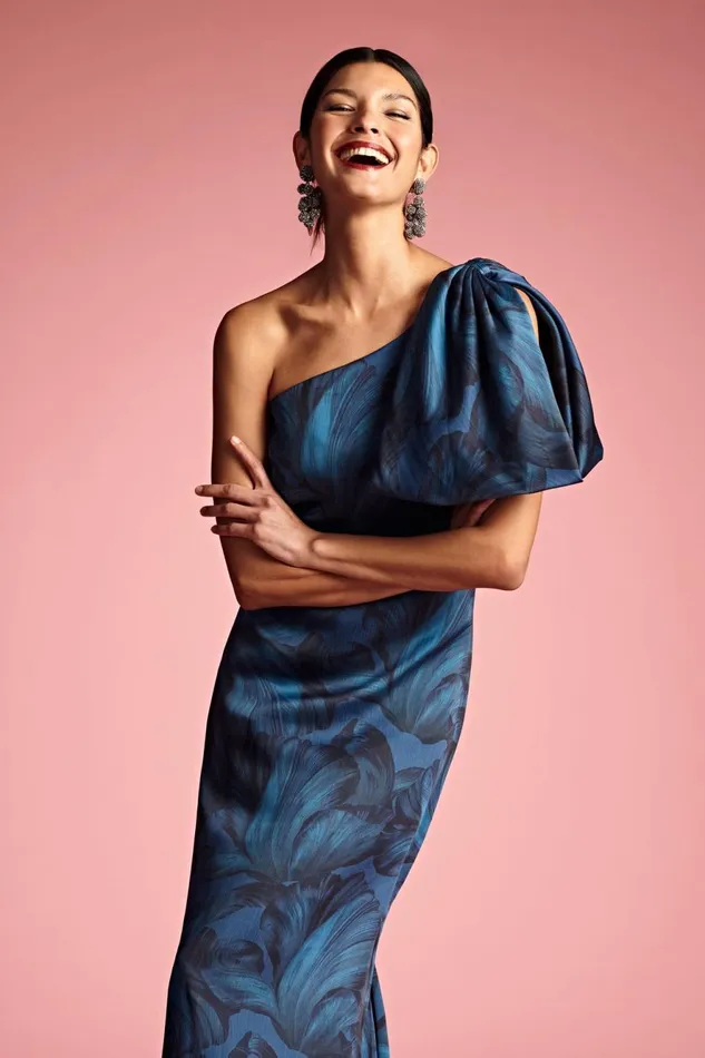 Chelsea Gown 8211 Tonal Petal Women Sachin and Babi Formal