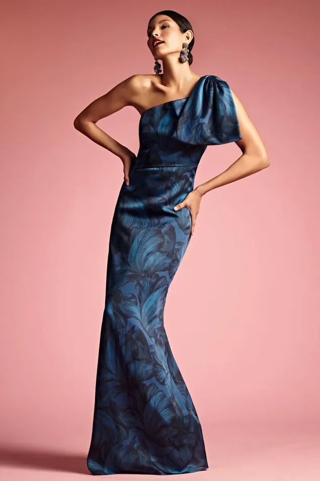 Chelsea Gown 8211 Tonal Petal Women Sachin and Babi Formal
