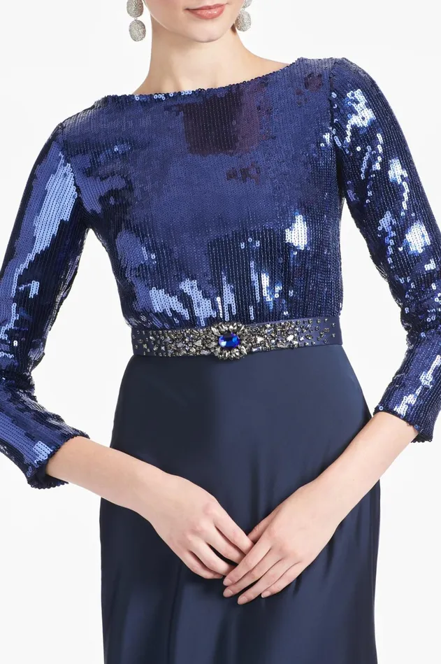 Christabel Gown 8211 SapphireMidnight Women Sachin and Babi Evening