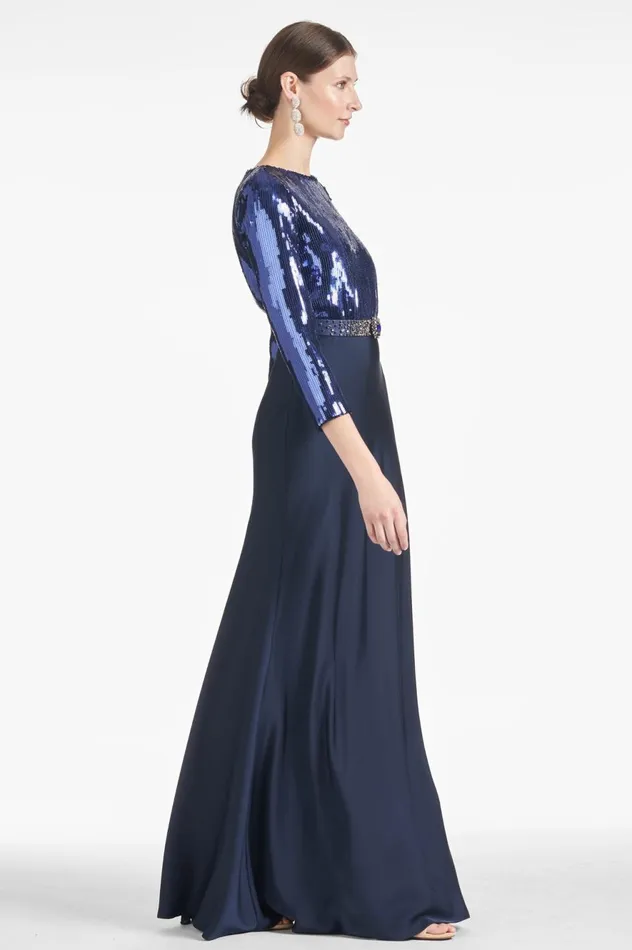 Christabel Gown 8211 SapphireMidnight Women Sachin and Babi Evening