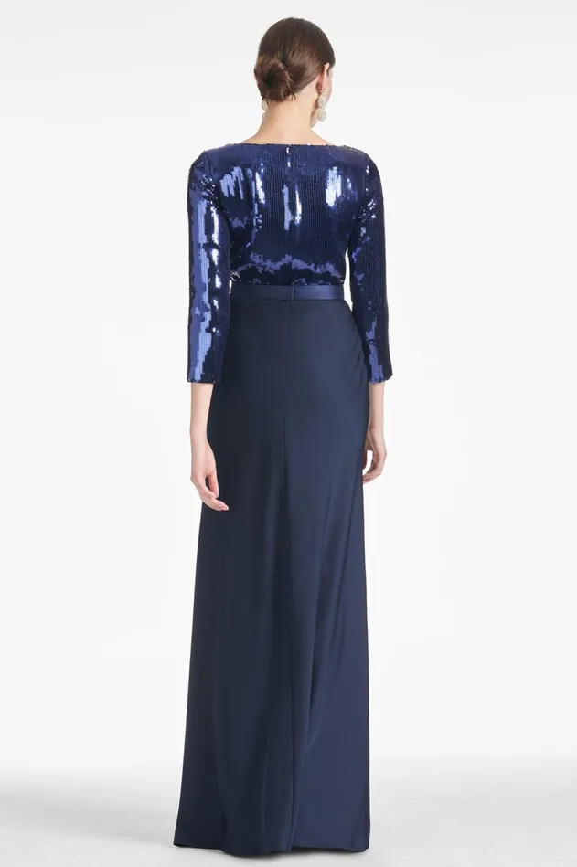 Christabel Gown 8211 SapphireMidnight Women Sachin and Babi Evening
