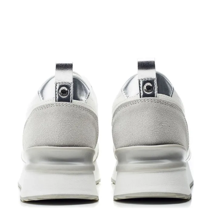 Chunky Trainers Women Moda In Pelle Addelea White Porvair