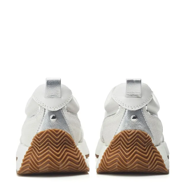 Chunky Trainers Women Moda In Pelle Athenea White Leather
