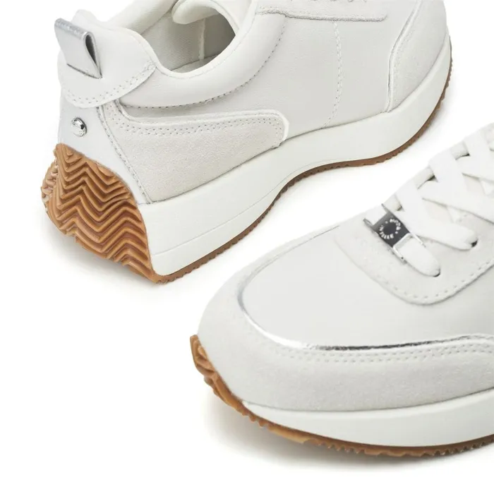 Chunky Trainers Women Moda In Pelle Athenea White Leather