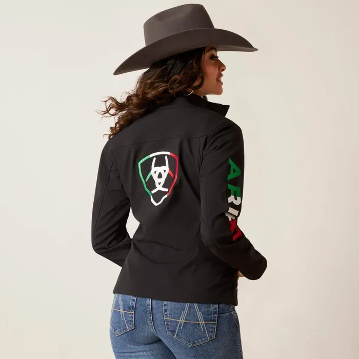 Classic Team Softshell Brand Jacket Mex Black Women Ariat Jackets and Vests