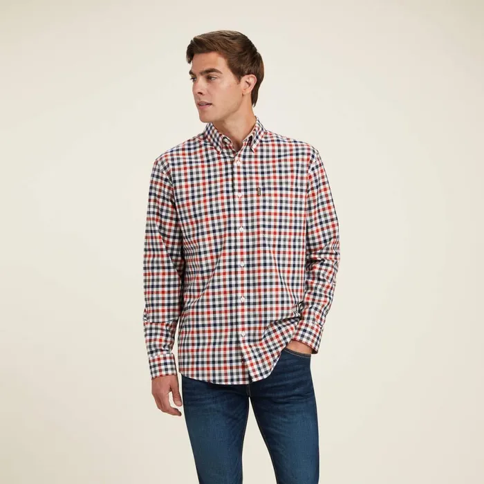 Clement Shirt Check Men Ariat Button Down Shirts