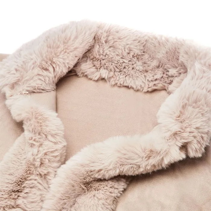 Clothing Women Moda In Pelle Frayaponcho Cream Faux Fur Clothing Women Moda In Pelle Frayaponcho Cream Faux Fur
