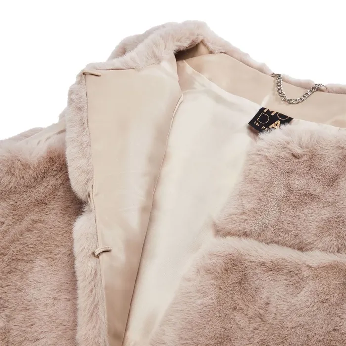 Clothing Women Moda In Pelle Giovannagilet Cream Faux Fur Clothing Women Moda In Pelle Giovannagilet Cream Faux Fur