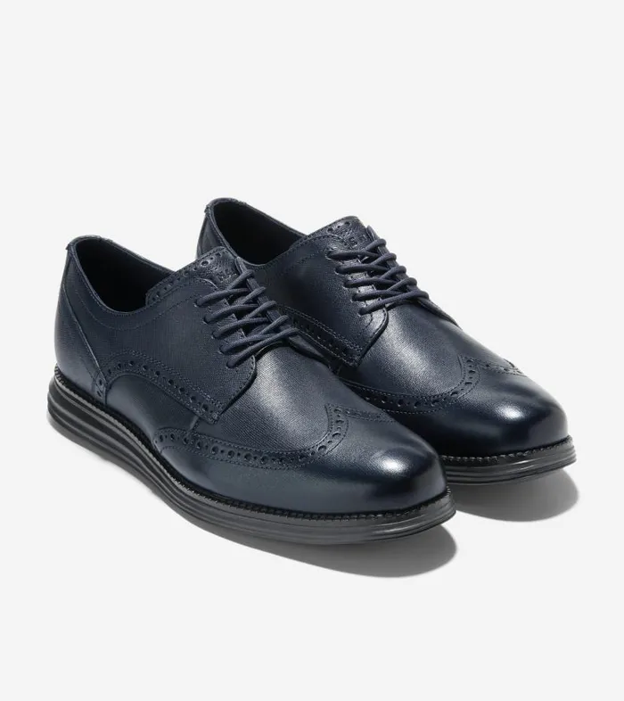 Cole Haan Dress Shoes Men Men039s riginalGrand Wingtip Oxford Blue Cole Haan Dress Shoes Men Men039s riginalGrand Wingtip Oxford Blue