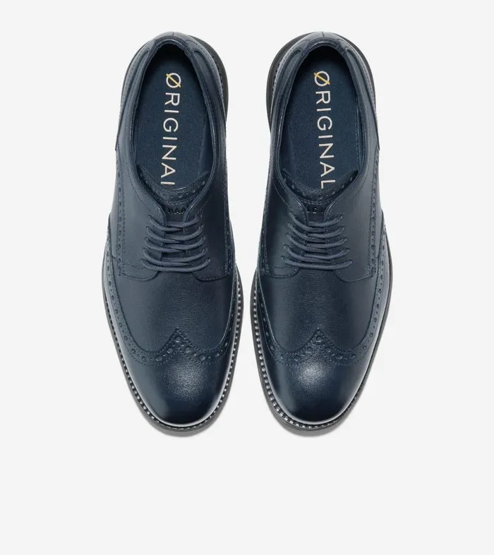 Cole Haan Dress Shoes Men Men039s riginalGrand Wingtip Oxford Blue Cole Haan Dress Shoes Men Men039s riginalGrand Wingtip Oxford Blue
