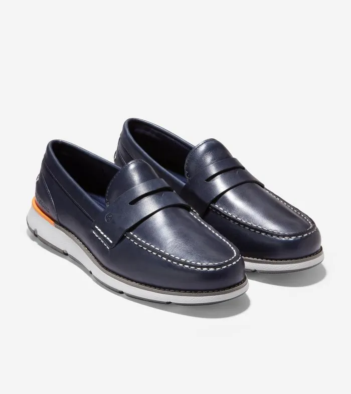 Cole Haan Loafers and Drivers Men Men039s 4ZERGRAND Loafer Blue Cole Haan Loafers and Drivers Men Men039s 4ZERGRAND Loafer Blue