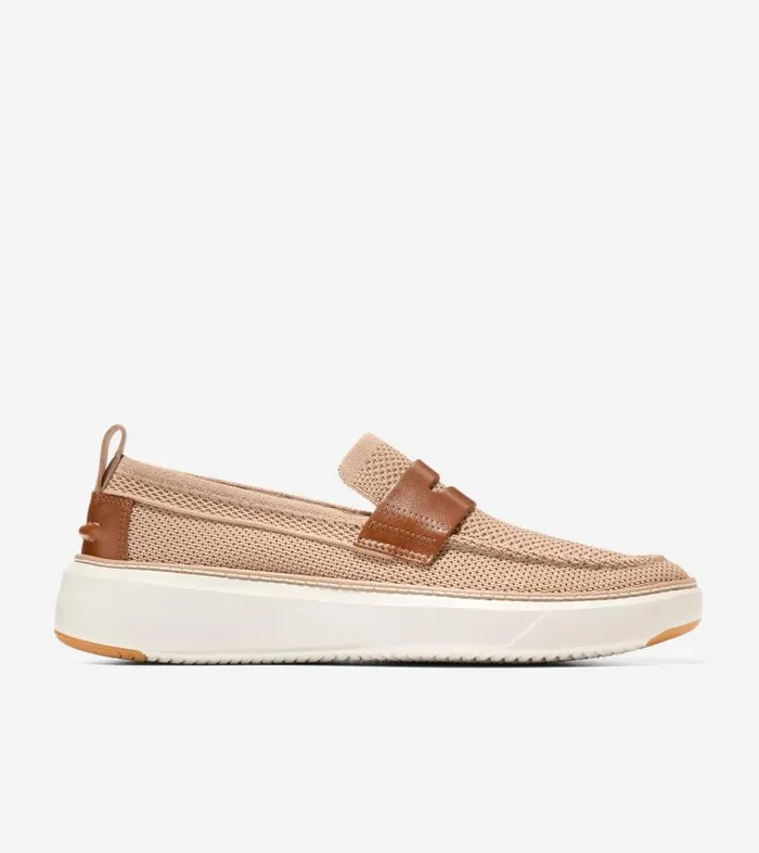 Cole Haan Loafers and Drivers Men Men039s GRANDPR TOPSPIN STITCHLITE PE Beige