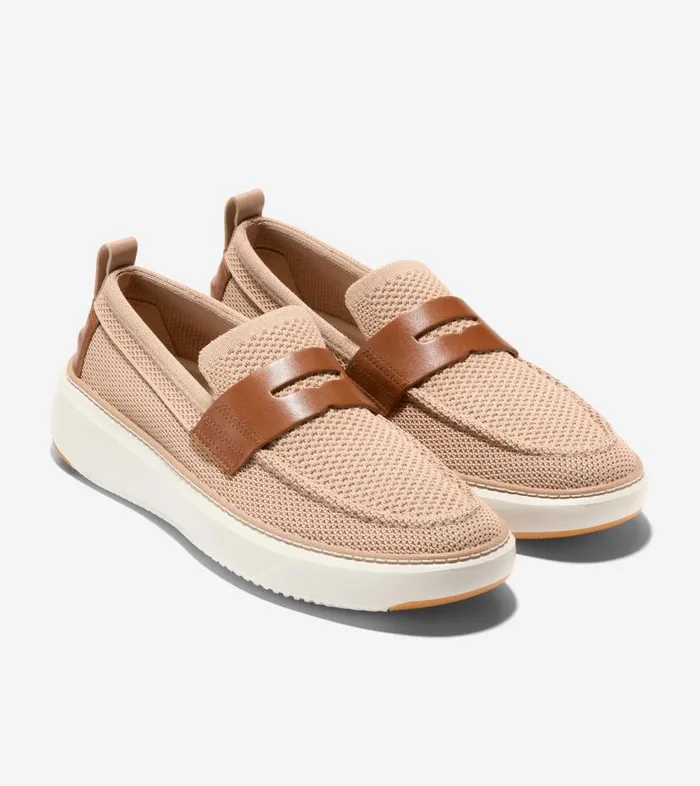 Cole Haan Loafers and Drivers Men Men039s GRANDPR TOPSPIN STITCHLITE PE Beige Cole Haan Loafers and Drivers Men Men039s GRANDPR TOPSPIN STITCHLITE PE Beige