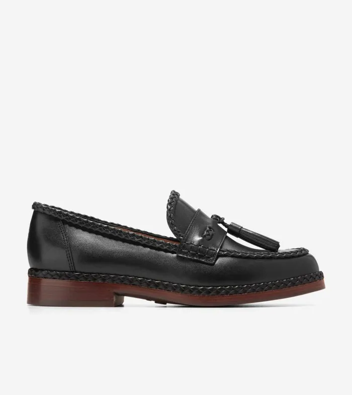 Cole Haan Loafers and Drivers Women Women039s CHANON TASSEL LOAFER Black