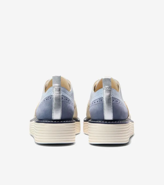 Cole Haan Oxfords Women Women039s riginalGrand Platform Wingtip Oxfords Blue Cole Haan Oxfords Women Women039s riginalGrand Platform Wingtip Oxfords Blue
