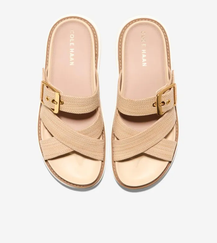 Cole Haan Sandals Women Women039s Fraya Slide Sandals Beige Cole Haan Sandals Women Women039s Fraya Slide Sandals Beige