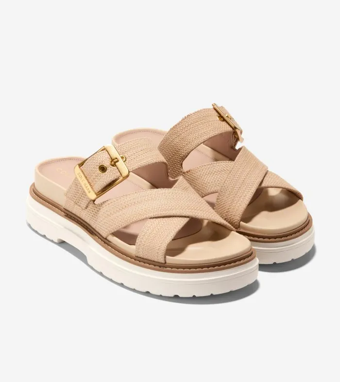 Cole Haan Sandals Women Women039s Fraya Slide Sandals Beige Cole Haan Sandals Women Women039s Fraya Slide Sandals Beige