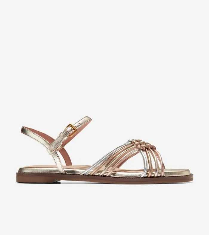Cole Haan Sandals Women Women039s JITNEY KNOT SANDAL Gold