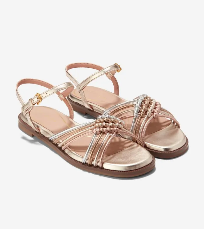 Cole Haan Sandals Women Women039s JITNEY KNOT SANDAL Gold Cole Haan Sandals Women Women039s JITNEY KNOT SANDAL Gold