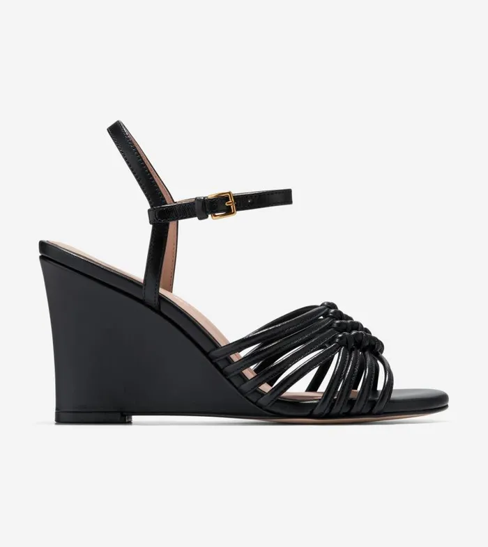Cole Haan Sandals Women Women039s JITNEY KNOT WEDGE Black