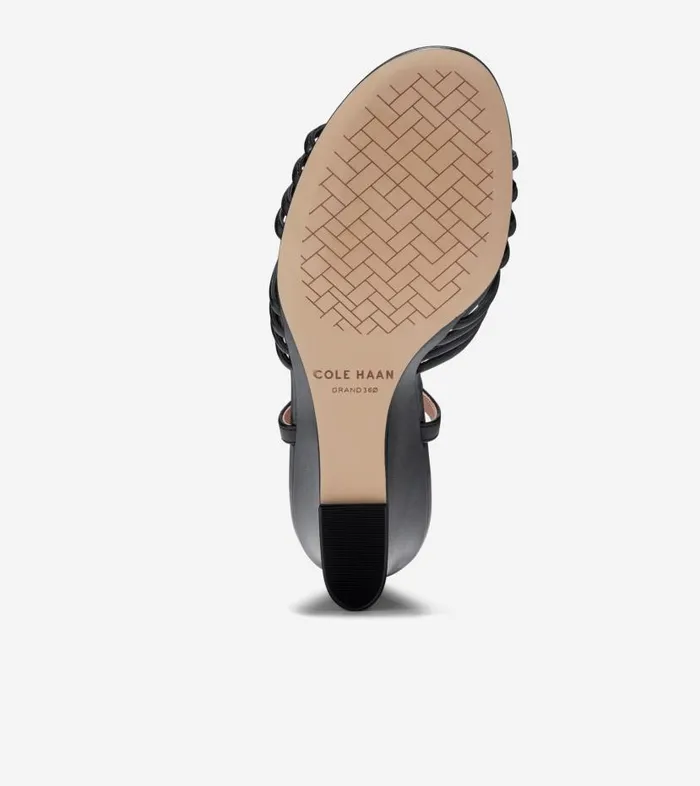Cole Haan Sandals Women Women039s JITNEY KNOT WEDGE Black Cole Haan Sandals Women Women039s JITNEY KNOT WEDGE Black