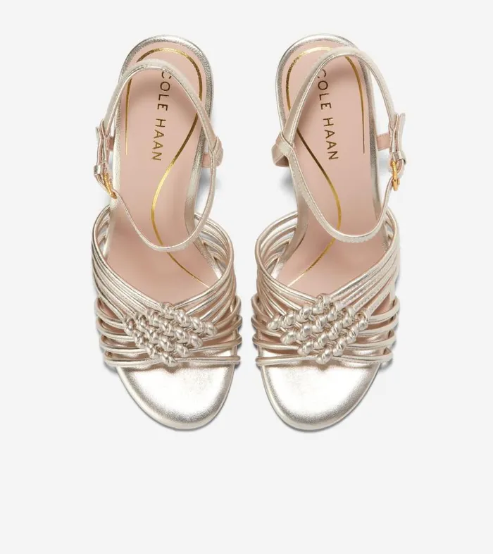 Cole Haan Sandals Women Women039s JITNEY KNOT WEDGE Gold Cole Haan Sandals Women Women039s JITNEY KNOT WEDGE Gold
