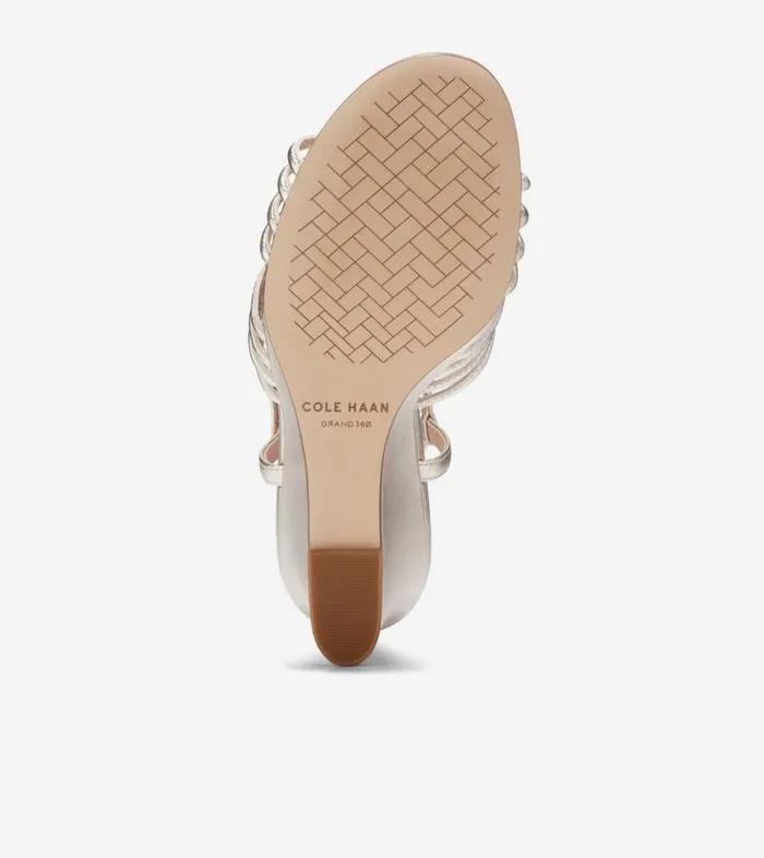 Cole Haan Sandals Women Women039s JITNEY KNOT WEDGE Gold Cole Haan Sandals Women Women039s JITNEY KNOT WEDGE Gold