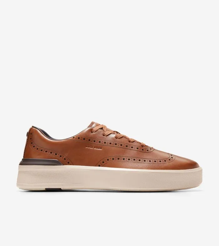 Cole Haan Sneakers Men Men039s GrandPr Crew Wingtip Sneaker Brown