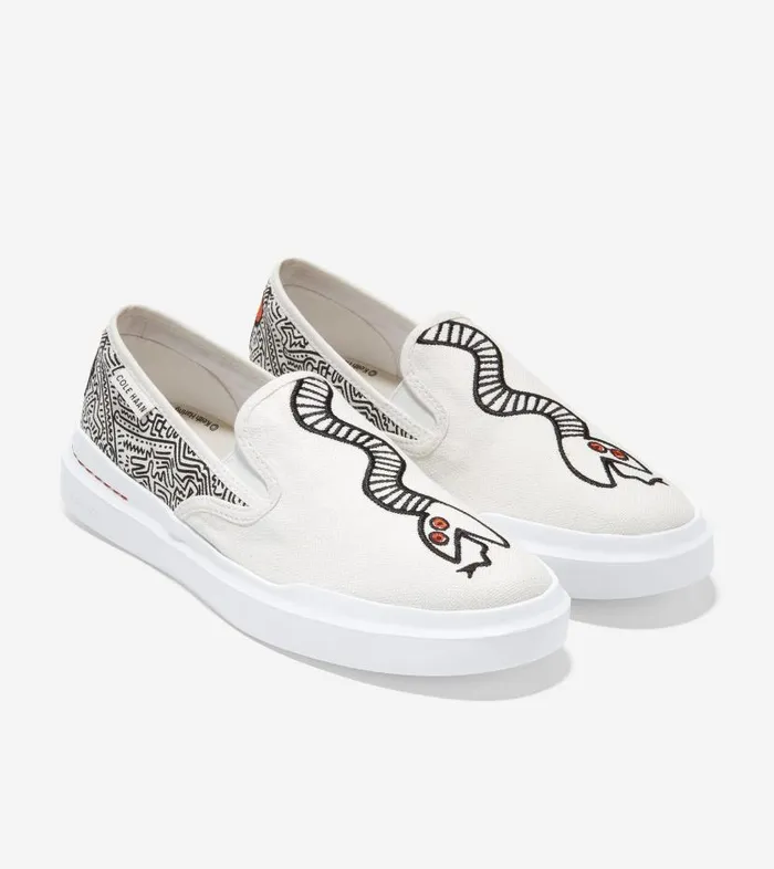 Cole Haan Sneakers Women Women039s Cole Haan X Keith Haring GrandPr Rally SlipOn Sneaker White Cole Haan Sneakers Women Women039s Cole Haan X Keith Haring GrandPr Rally SlipOn Sneaker White
