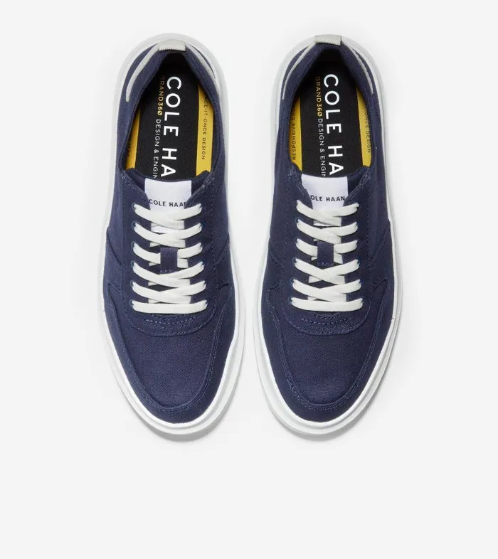 Cole Haan Sneakers Women Women039s GrandPr Rally Canvas Court Sneaker Blue Cole Haan Sneakers Women Women039s GrandPr Rally Canvas Court Sneaker Blue