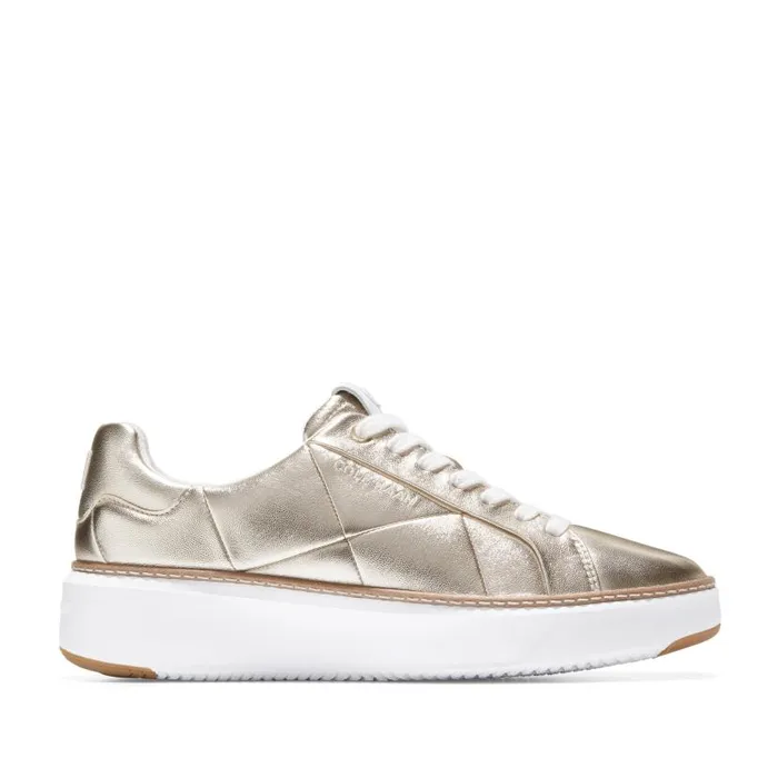 Cole Haan Tennis Women Women039s GrandPr Topspin Puffer Sneaker Silver