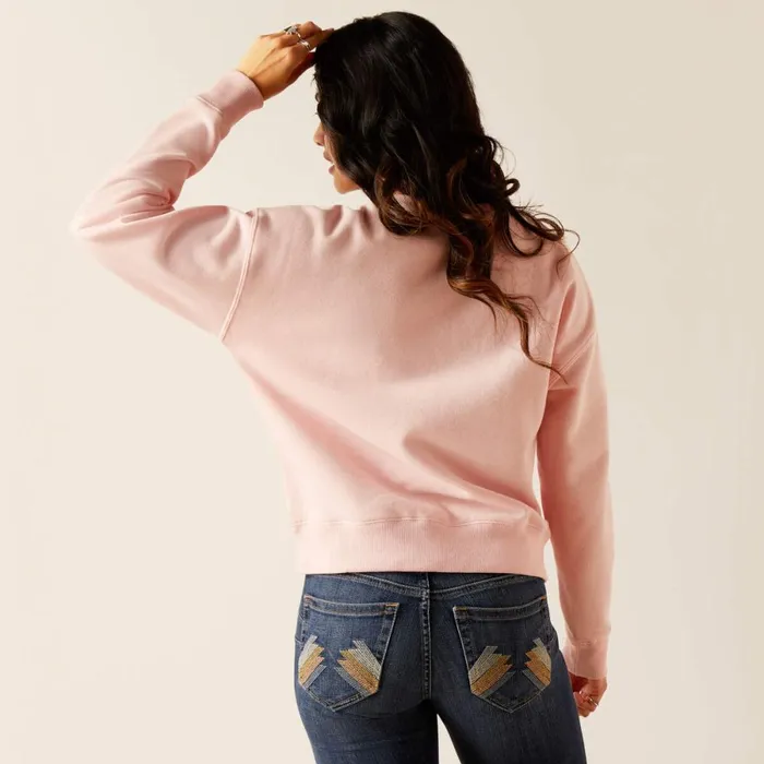 College Sweatshirt Blushing Rose Women Ariat Sweatshirts and Hoodies College Sweatshirt Blushing Rose Women Ariat Sweatshirts and Hoodies