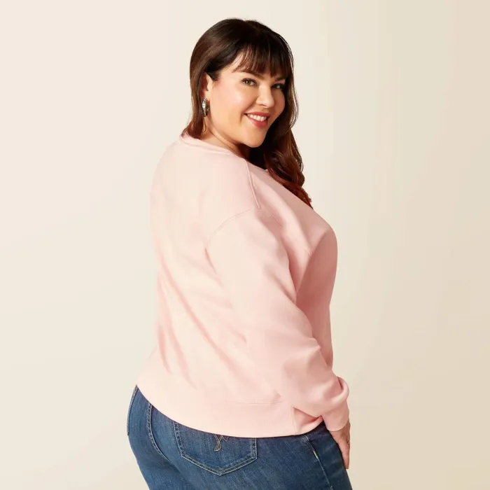 College Sweatshirt Blushing Rose Women Ariat Sweatshirts and Hoodies College Sweatshirt Blushing Rose Women Ariat Sweatshirts and Hoodies
