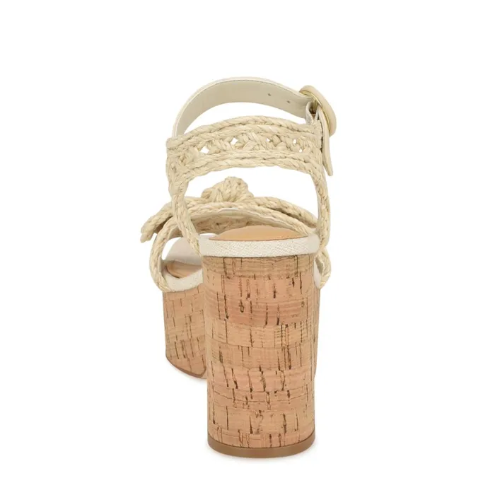Comiele Platform Sandals Chic Cream Raffia Women Nine West Wedges Comiele Platform Sandals Chic Cream Raffia Women Nine West Wedges