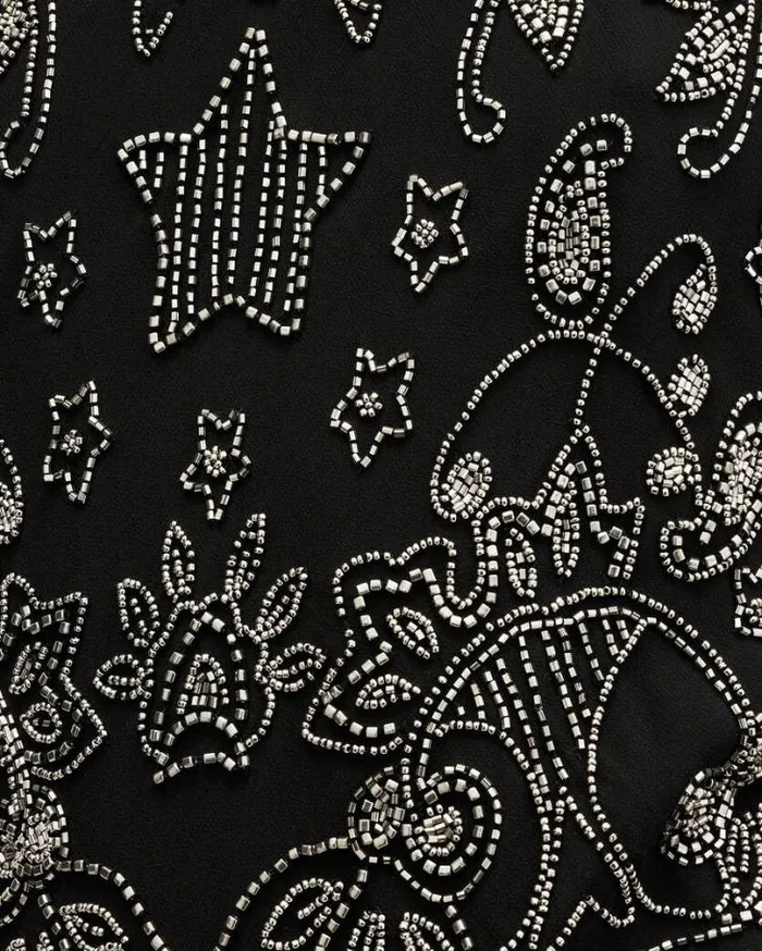 Coralie Embellished Maxi Dress Black Women AllSaints Dresses