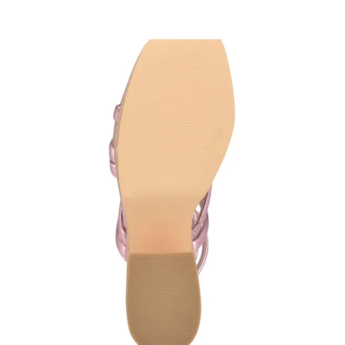 Corke Platform Wedge Strappy Sandals Pink Women Nine West Wedges Corke Platform Wedge Strappy Sandals Pink Women Nine West Wedges