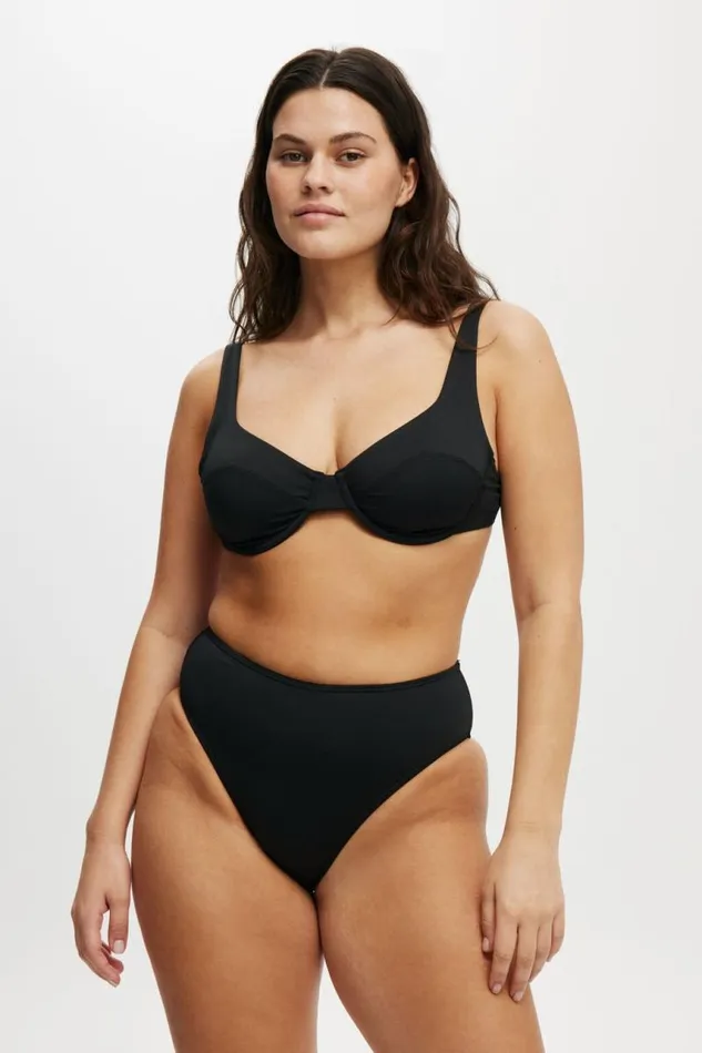 Cotton On Bikinis Highwaisted Cheeky Bikini Bottom Black 8211 Women Cotton On Bikinis Highwaisted Cheeky Bikini Bottom Black 8211 Women