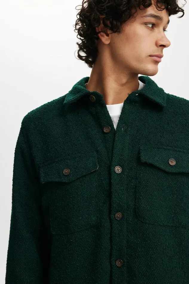 Cotton On Jackets Beckley Overshirt Emerald 8211 Men Cotton On Jackets Beckley Overshirt Emerald 8211 Men