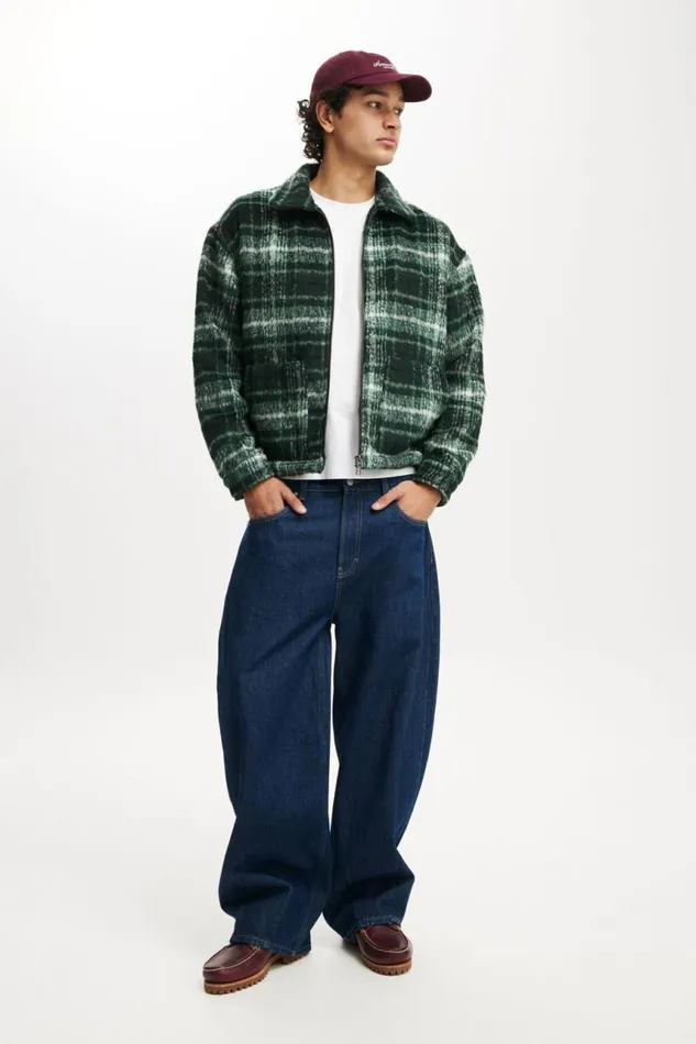 Cotton On Jackets Harrington Jacket Green Check 8211 Men Cotton On Jackets Harrington Jacket Green Check 8211 Men