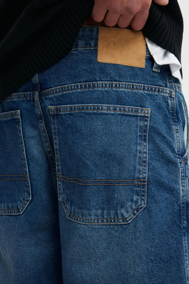 Cotton On Jeans Baggy Denim Short Shock Blue Wash 8211 Men Cotton On Jeans Baggy Denim Short Shock Blue Wash 8211 Men