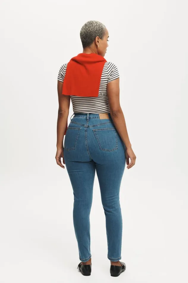 Cotton On Jeans Curvy High Stretch Skinny Jean Sea Blue 8211 Women Cotton On Jeans Curvy High Stretch Skinny Jean Sea Blue 8211 Women