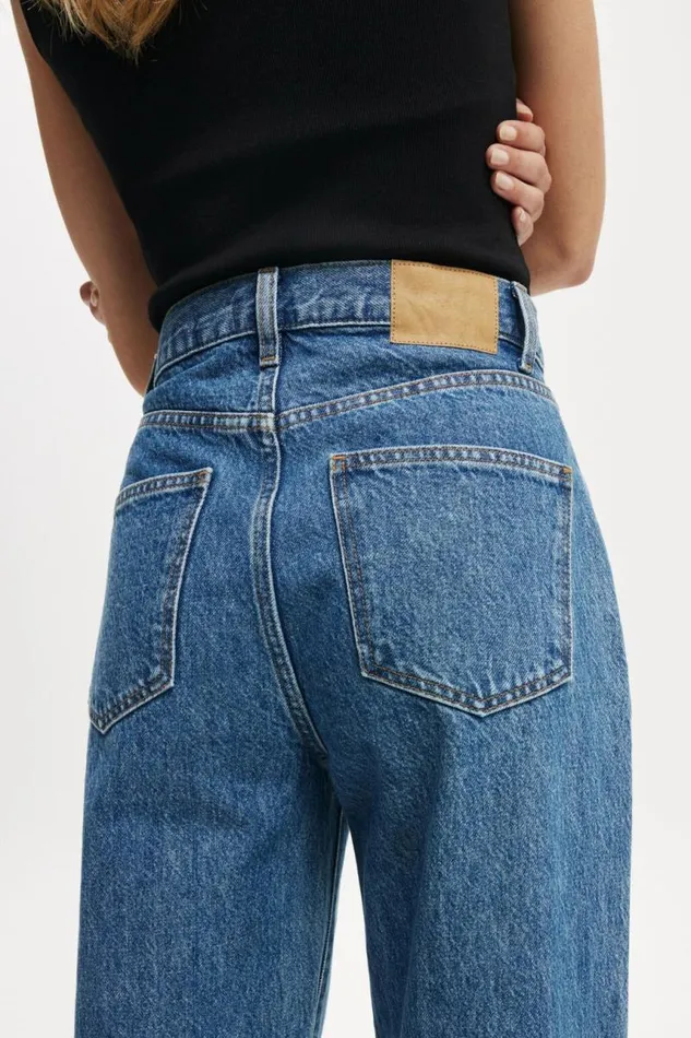 Cotton On Jeans Loose Straight Jean Sea Blue 8211 Women Cotton On Jeans Loose Straight Jean Sea Blue 8211 Women