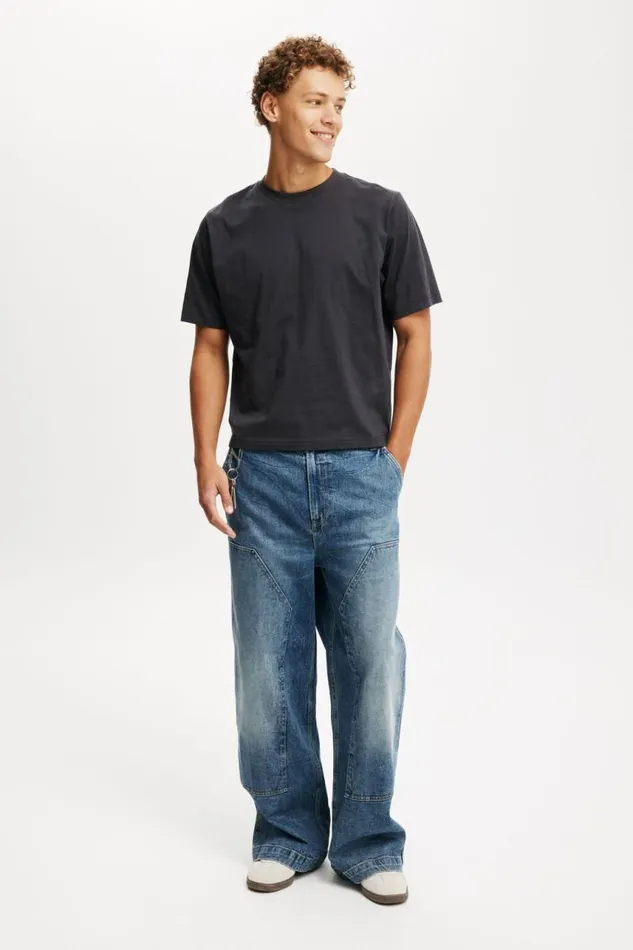 Cotton On Jeans Super Baggy Jean Carpenter Rail Blue 8211 Men