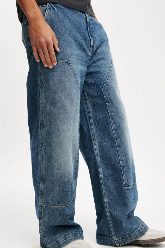 Cotton On Jeans Super Baggy Jean Carpenter Rail Blue 8211 Men Cotton On Jeans Super Baggy Jean Carpenter Rail Blue 8211 Men
