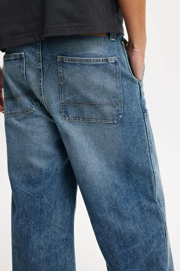 Cotton On Jeans Super Baggy Jean Carpenter Rail Blue 8211 Men Cotton On Jeans Super Baggy Jean Carpenter Rail Blue 8211 Men