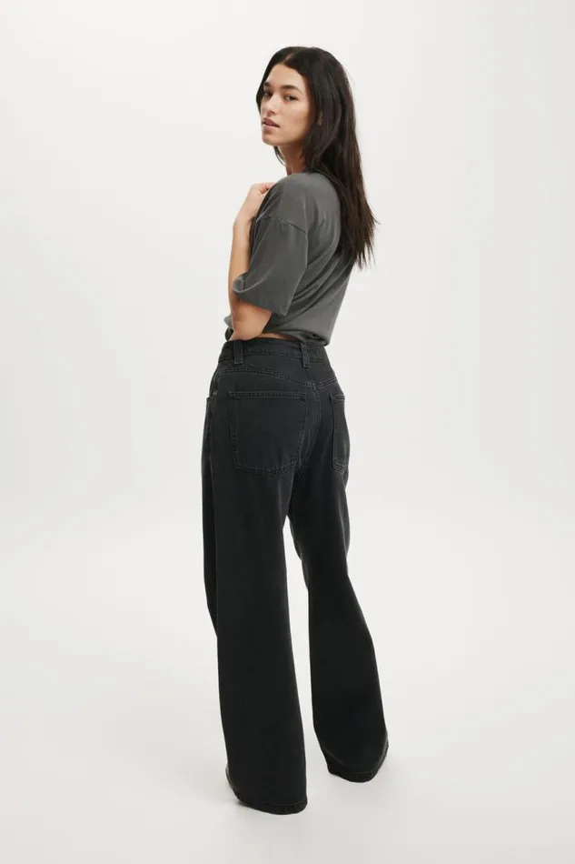 Cotton On Jeans Super Baggy Jean Graphite Black 8211 Women Cotton On Jeans Super Baggy Jean Graphite Black 8211 Women