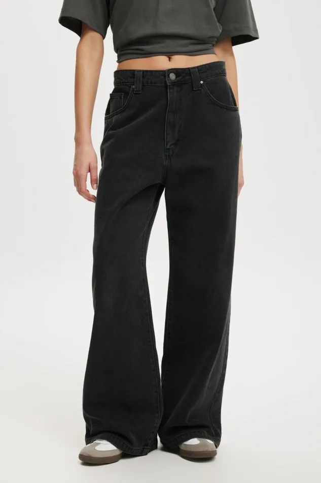 Cotton On Jeans Super Baggy Jean Graphite Black 8211 Women Cotton On Jeans Super Baggy Jean Graphite Black 8211 Women