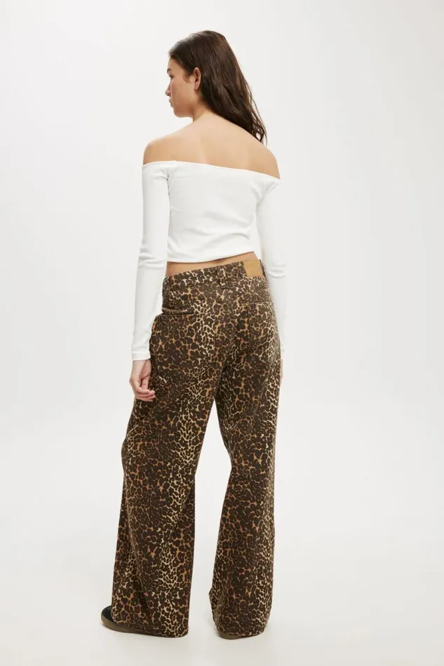 Cotton On Jeans Super Baggy Jean Leopardcarpenter 8211 Women Cotton On Jeans Super Baggy Jean Leopardcarpenter 8211 Women