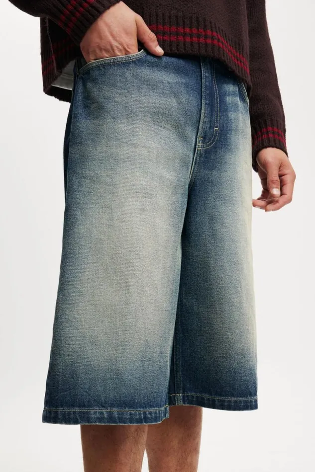 Cotton On Jeans Super Baggy Jort Sublime Blue 8211 Men Cotton On Jeans Super Baggy Jort Sublime Blue 8211 Men